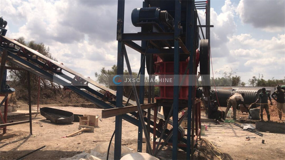 3TPH Hard Rock Gold Mining Plant In Tanzania - Jaw crusher