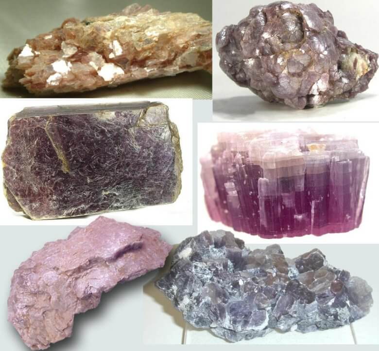 Lepidolite ore